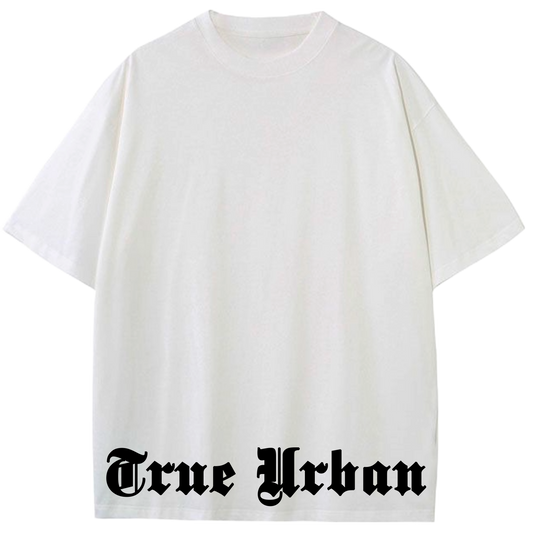 TRUE URBAN T SHIRT HEAVY PREMIUM OVERSIZED Down